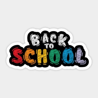 Back To School Shirt, Educational Tee, School Teacher, Start to School, First Grade, Secondary School, Unisex Apparel, Adult T-Shirts, Gifts Sticker